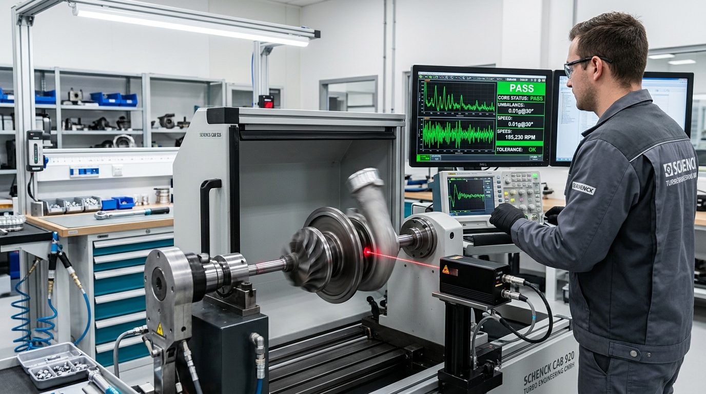 Banco de Equilibrado Dinámico Schenck Turbobarato